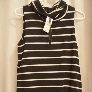 CUPIO Sleeveless Striped top fully lined  Size S